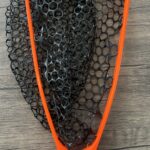 Ames Fly Fishing Fire Carbon Fiber Landing Net Orange Hand Fishing Net 